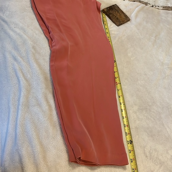 Josephine Chaus Silk Pleated Coral Pink Dress Pants Sz 6 - Picture 7 of 9